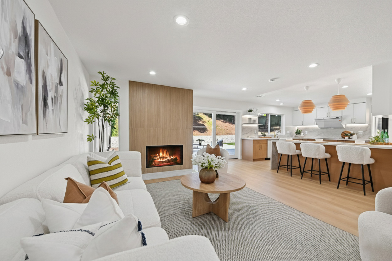 airbnb with fireplace